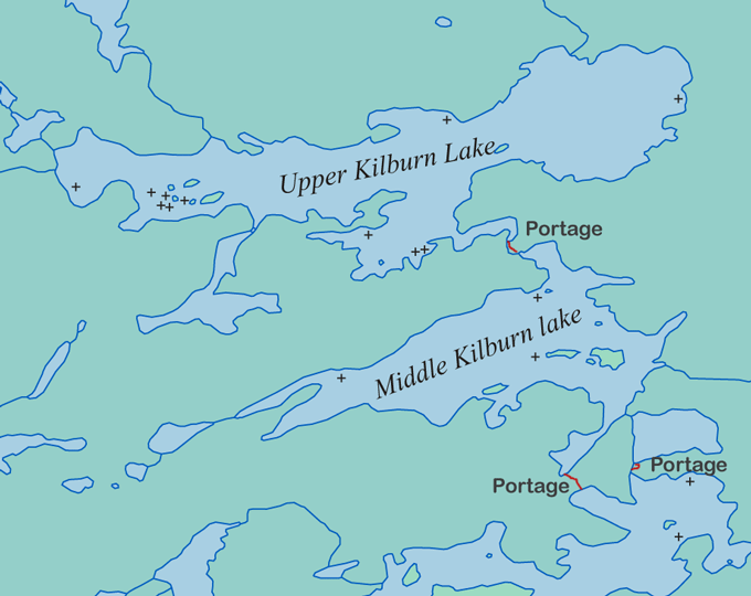 Middle Kilburn Map